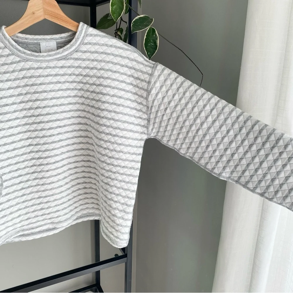 J. Crew Reversible Quilted Pullover